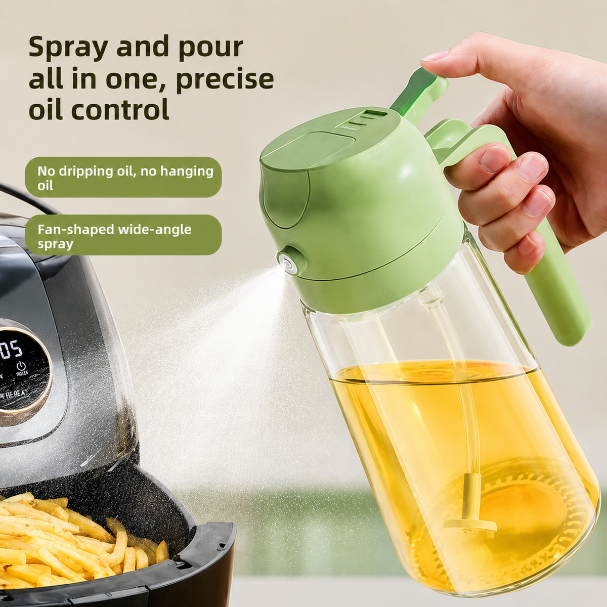 Spray oil bottle