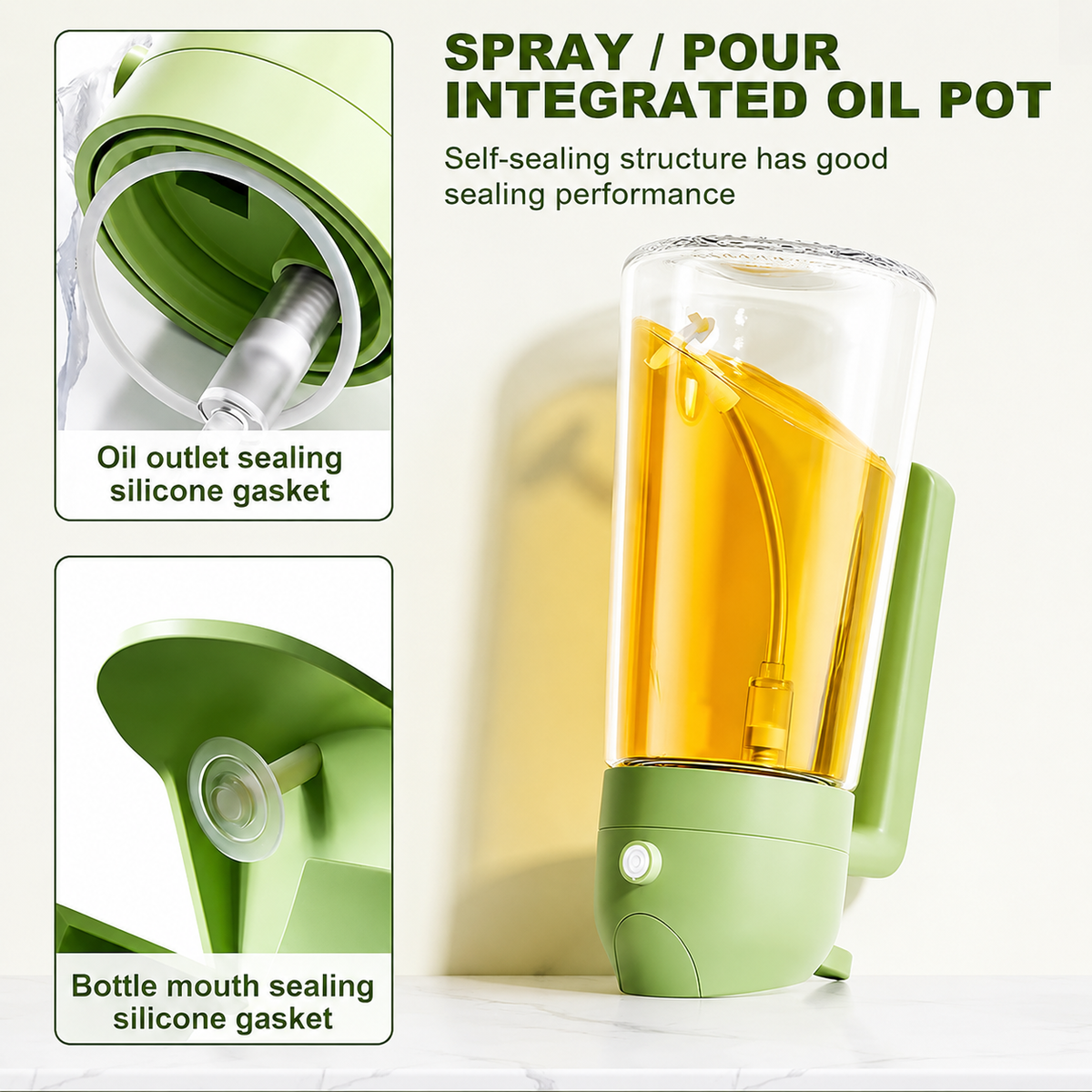 Spray oil bottle
