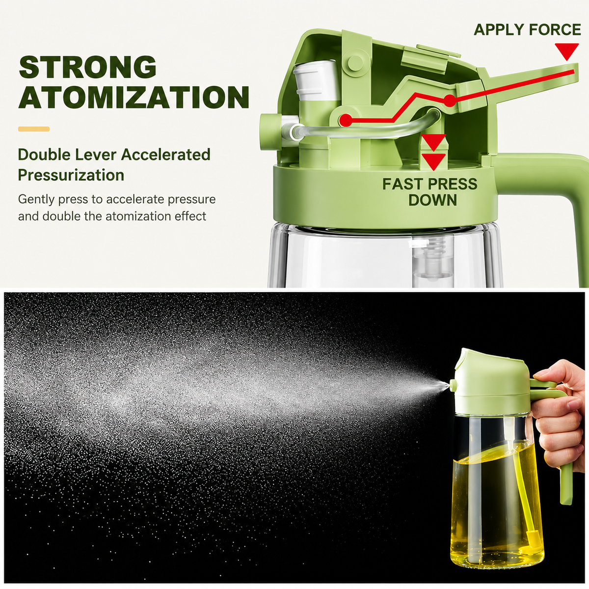 Spray oil bottle