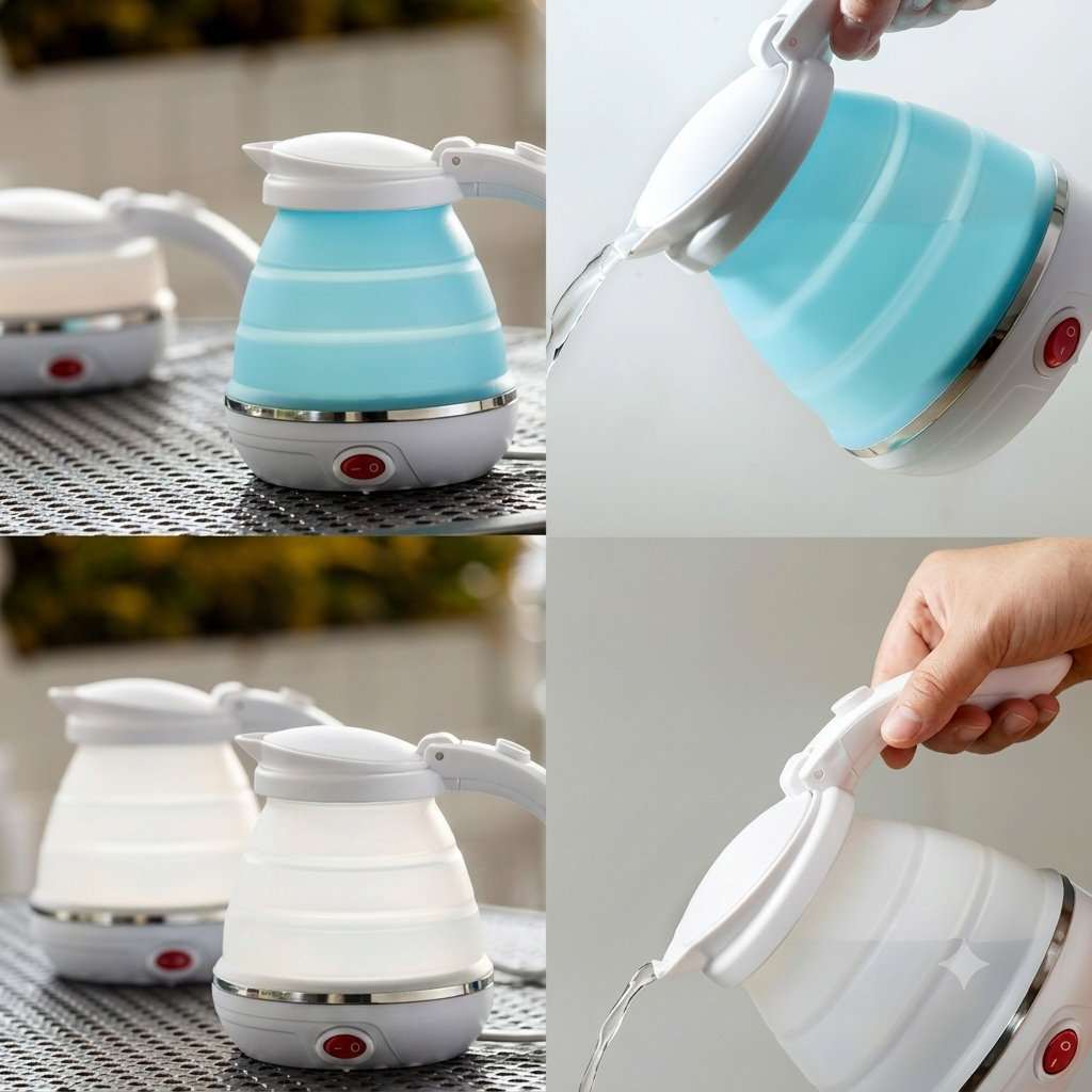 Silicon foldable kettle