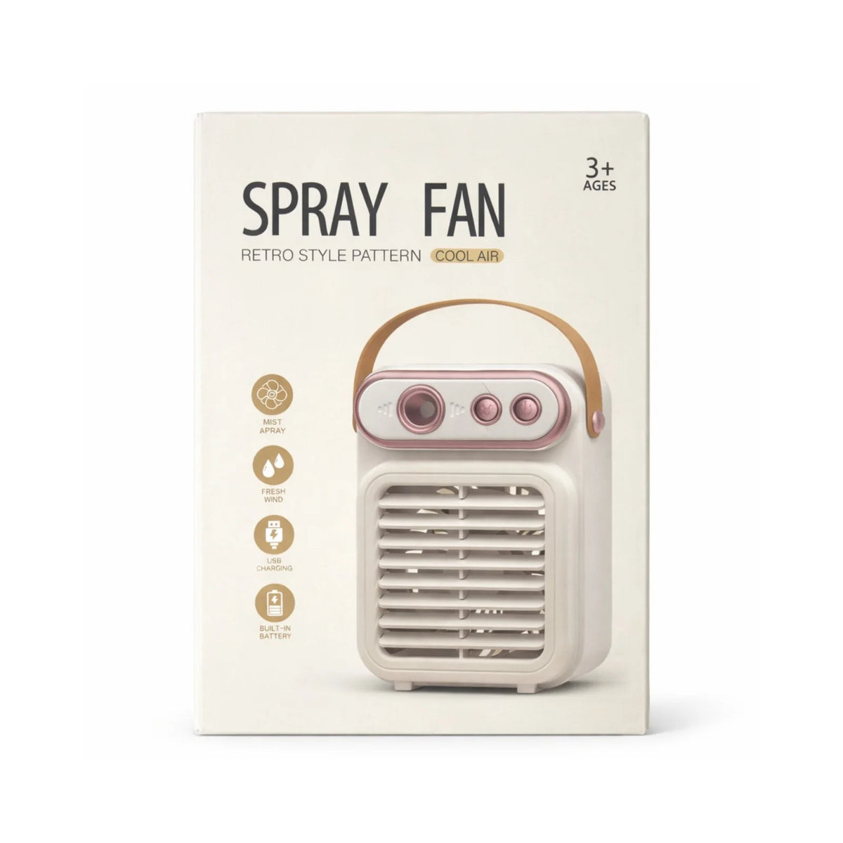 Spray Fan Retro Style with Mist