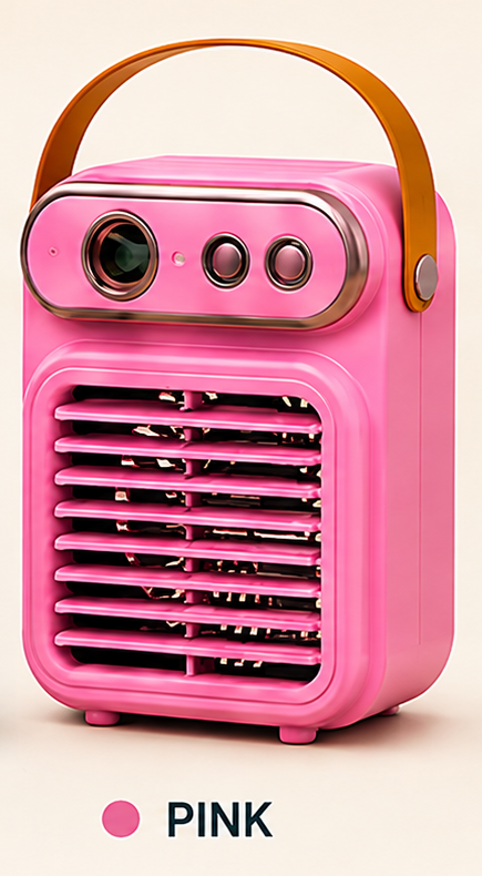Spray Fan Retro Style with Mist