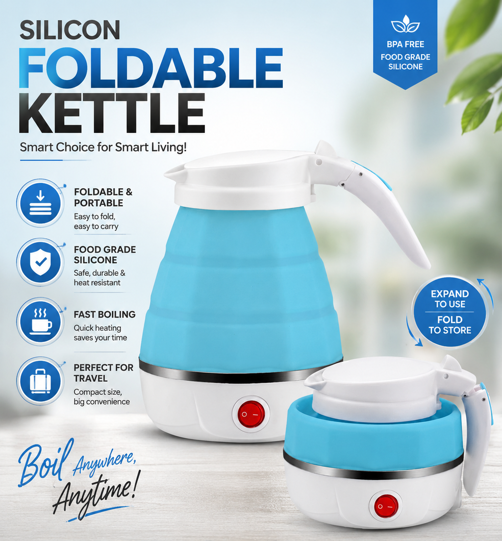Silicon foldable kettle
